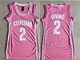 Women Cleveland Cavaliers #2 Kyrie Irving Pink Swingman Jersey,baseball caps,new era cap wholesale,wholesale hats